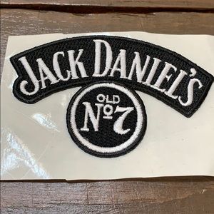Jack Daniel's embroidered patch sticker NWOT